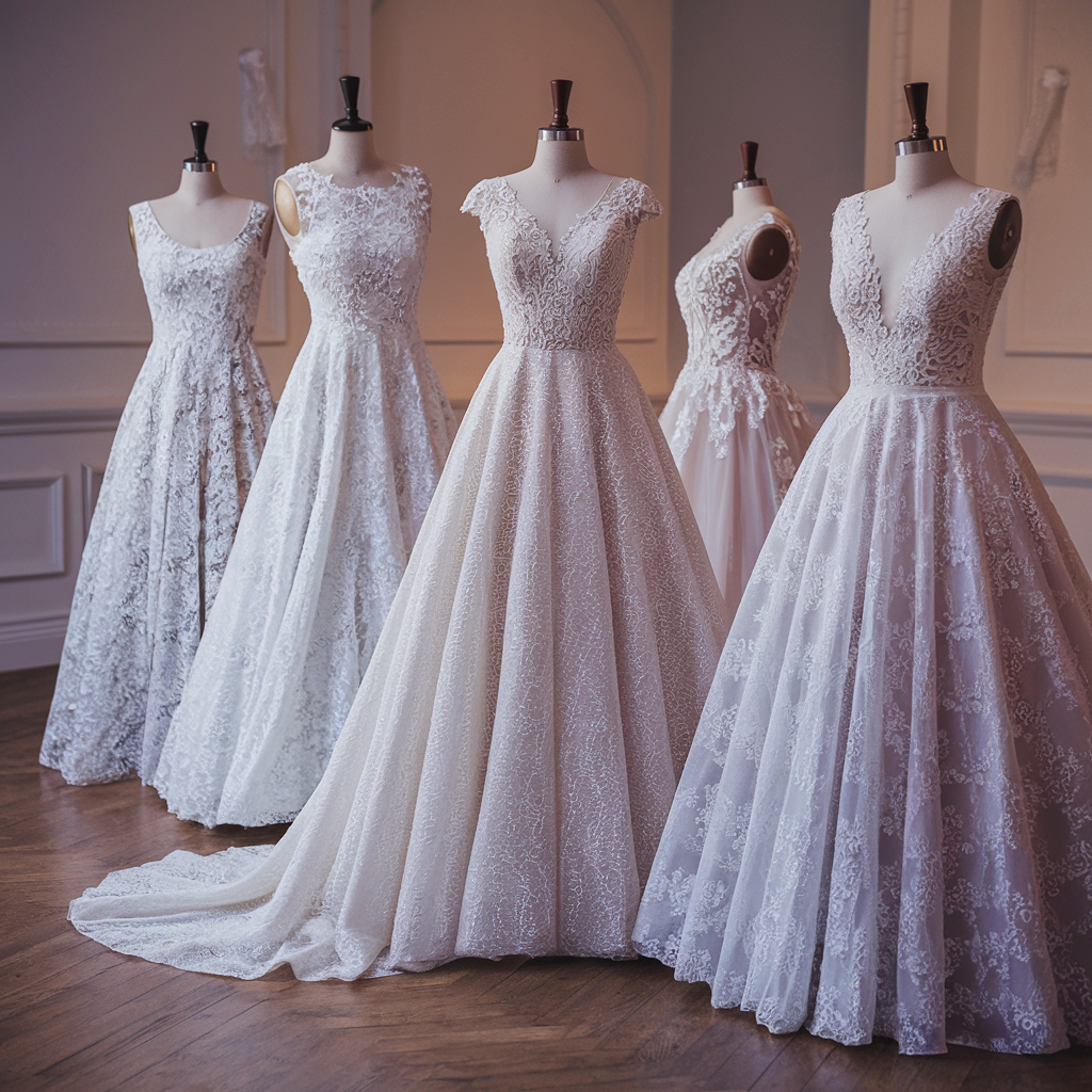 most common type of wedding dress