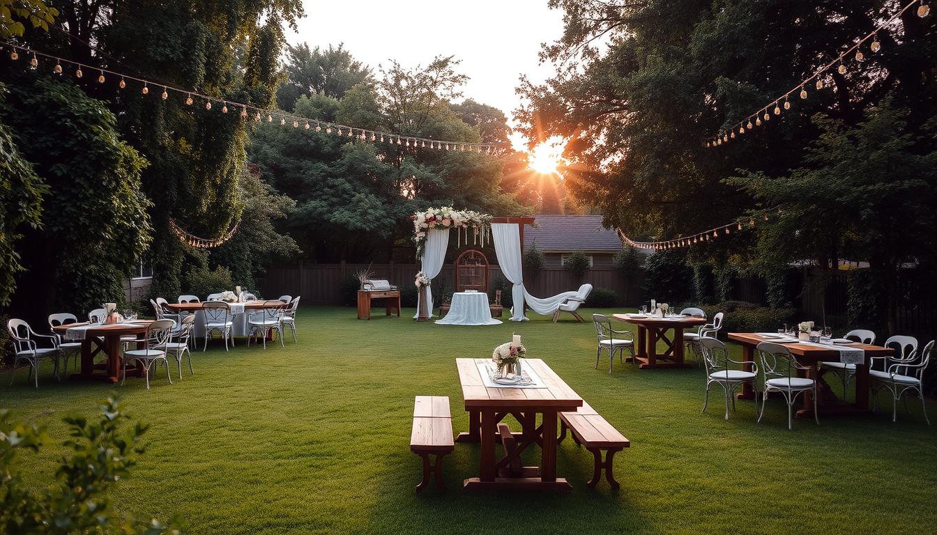 Backyard wedding pros cons