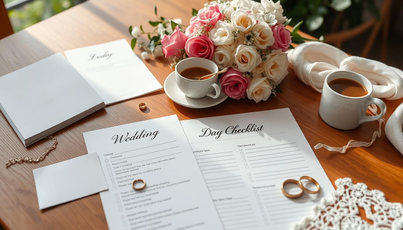 Checklist for a Stress Free Wedding Day