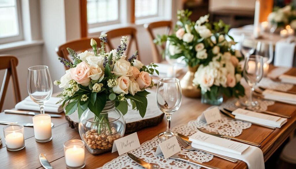 DIY Wedding Table Settings