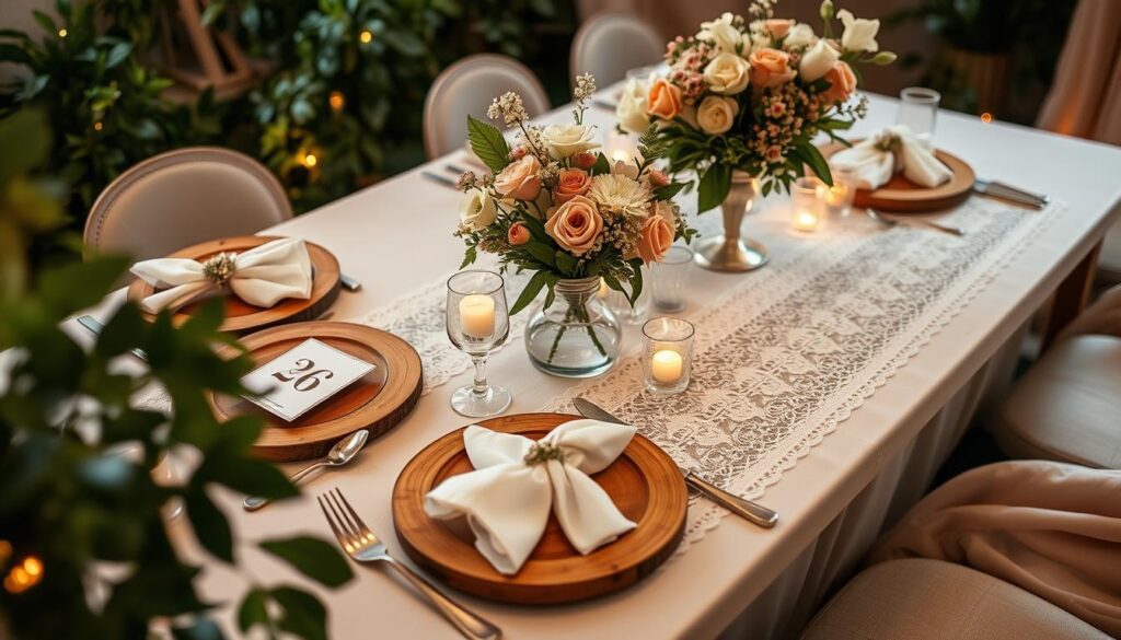 DIY Wedding Table Settings