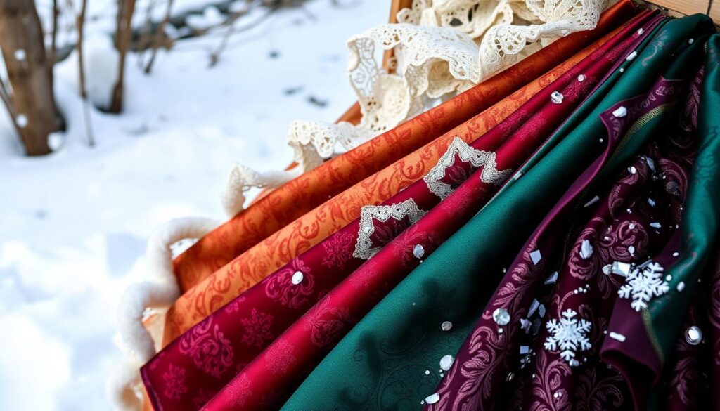 Fabrics for Winter Wedding Attire