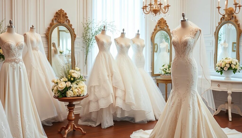 Monique Lhuillier wedding gowns