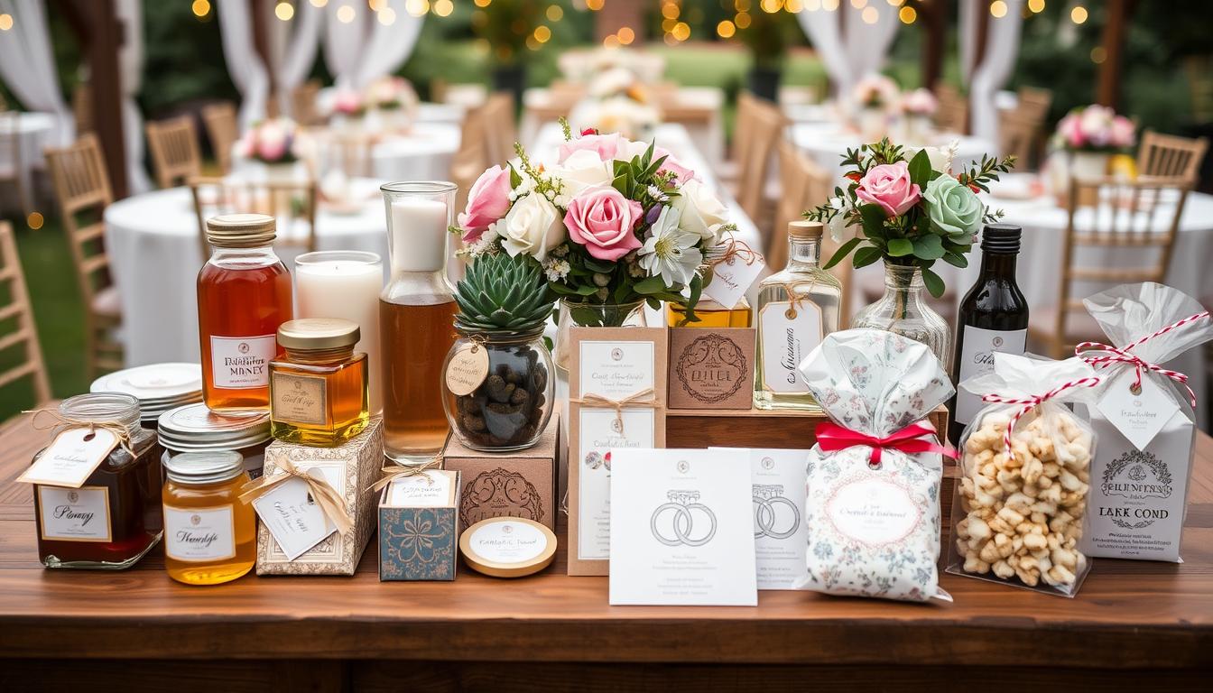 Unique wedding favors