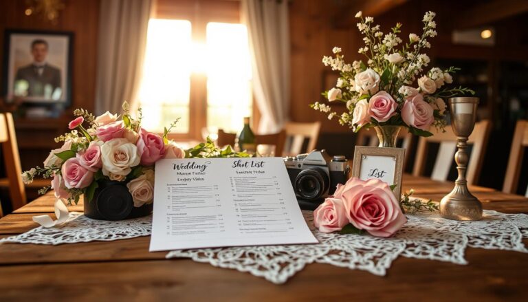 Wedding Shot List