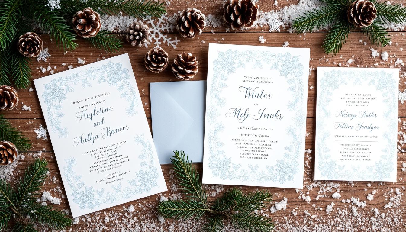 Winter Wedding Invitations