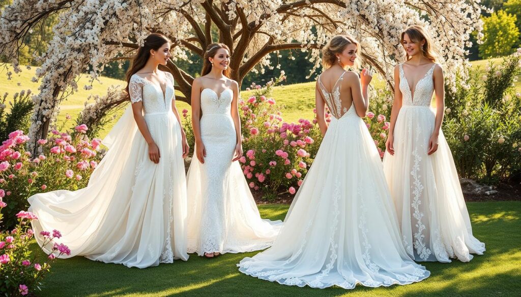 a-line wedding dresses