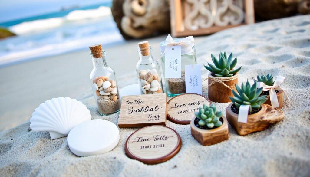 beach wedding favors