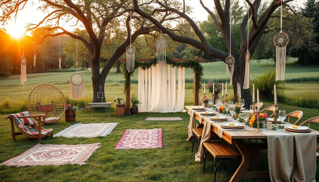 bohemian wedding style