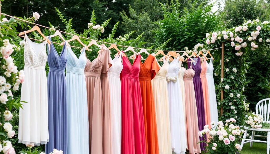 bridesmaid dress color