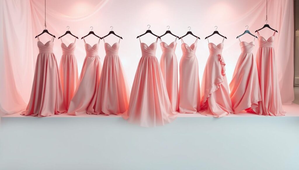 bridesmaids dress silhouettes