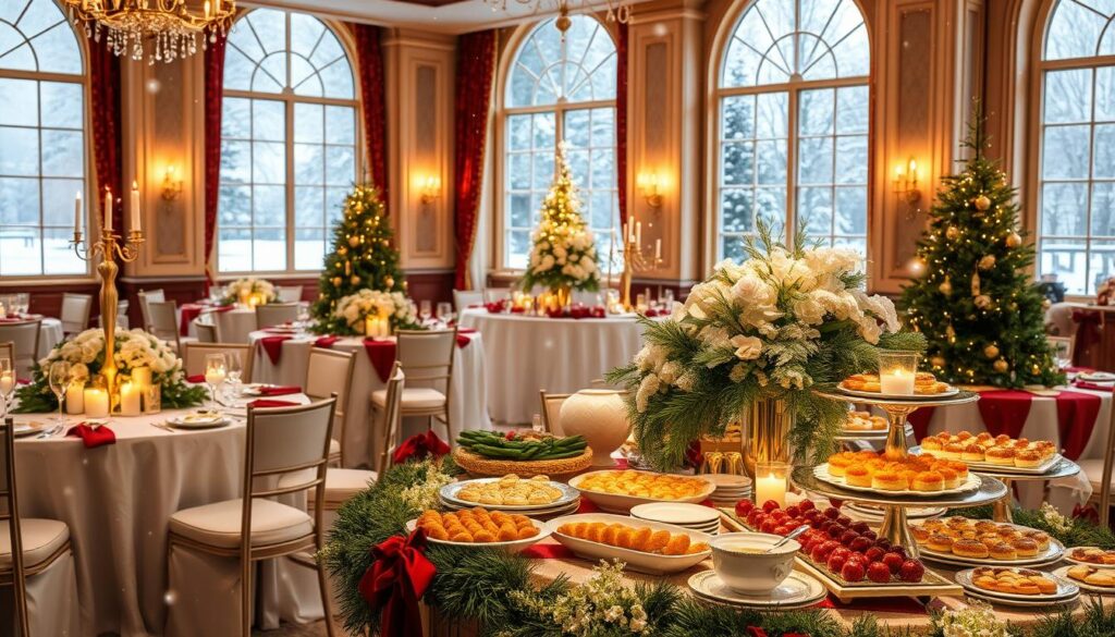 christmas wedding theme