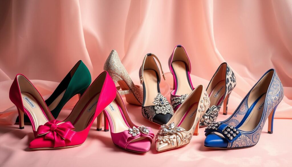 colorful wedding shoes