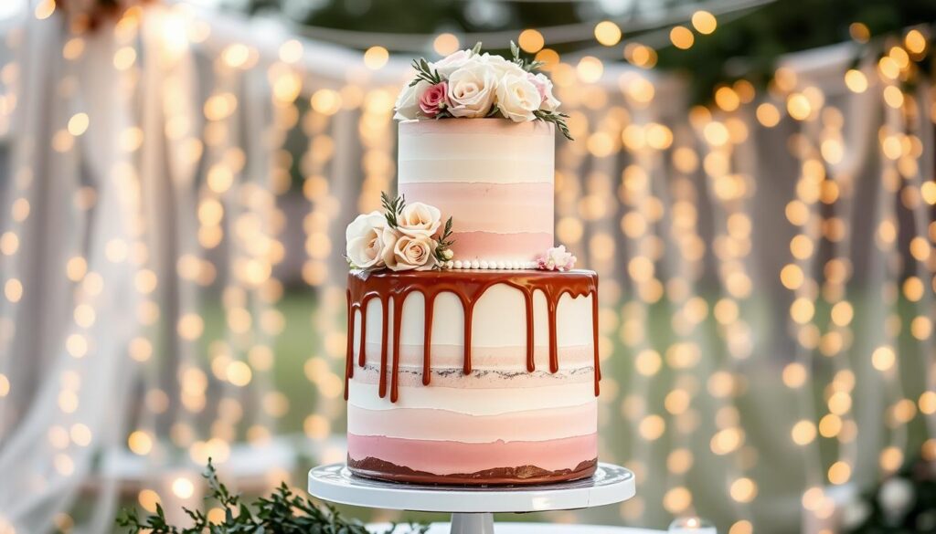 drip wedding cakes