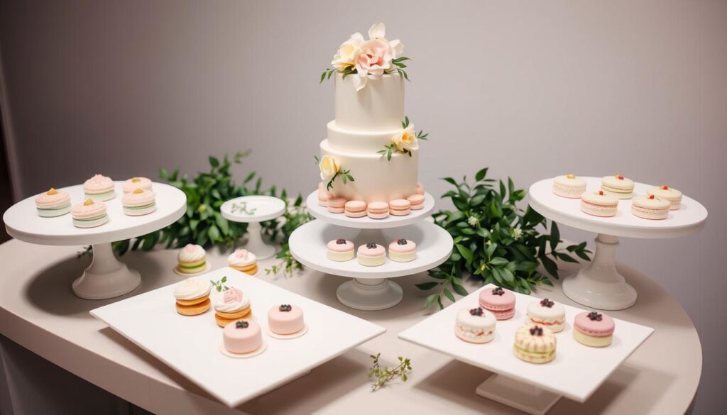 elegant dessert displays