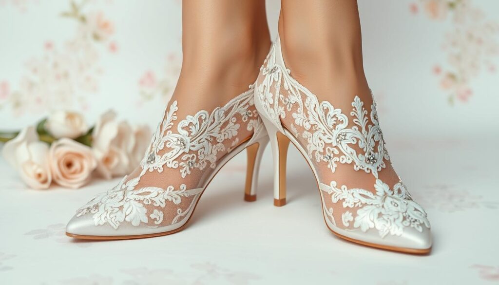 elegant wedding shoes