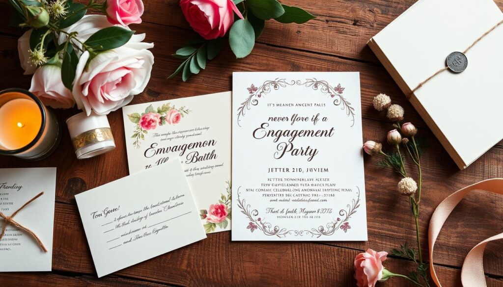 engagement party invitation wording