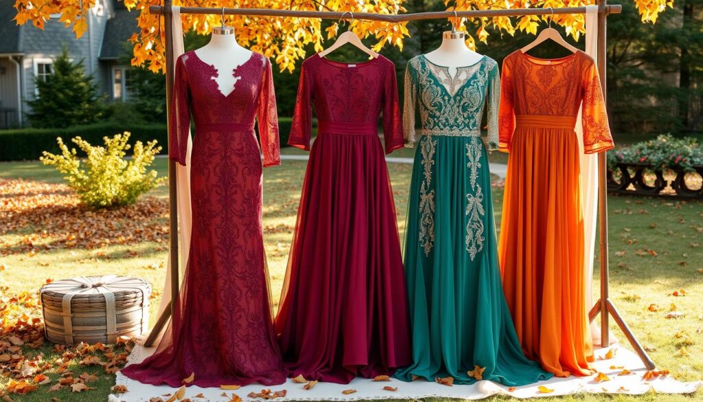 fall mother of the bride dresses