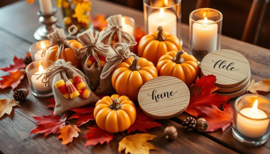 fall wedding favors