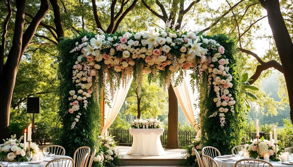 floral wedding decor