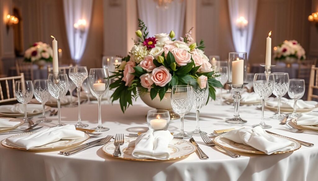 formal table setting