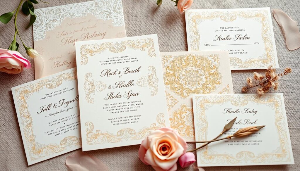 formal wedding cards