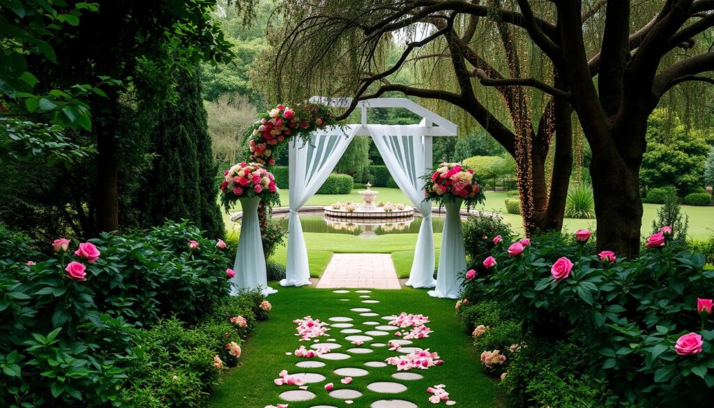 garden wedding venues