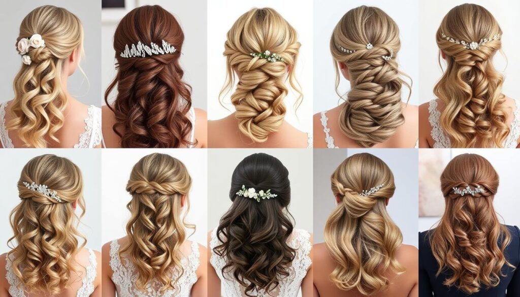 half up half down hairstyles
