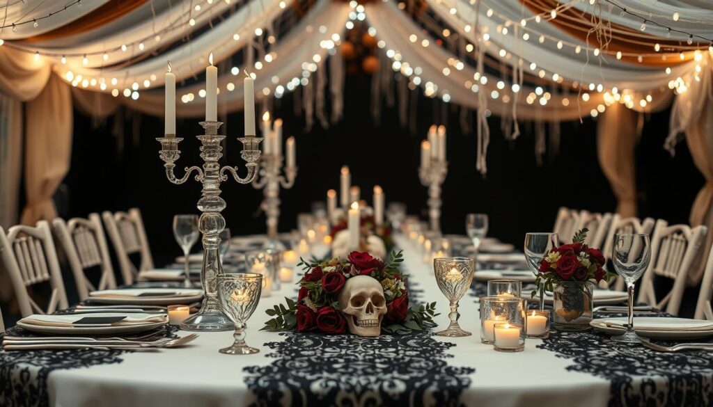 halloween wedding decor