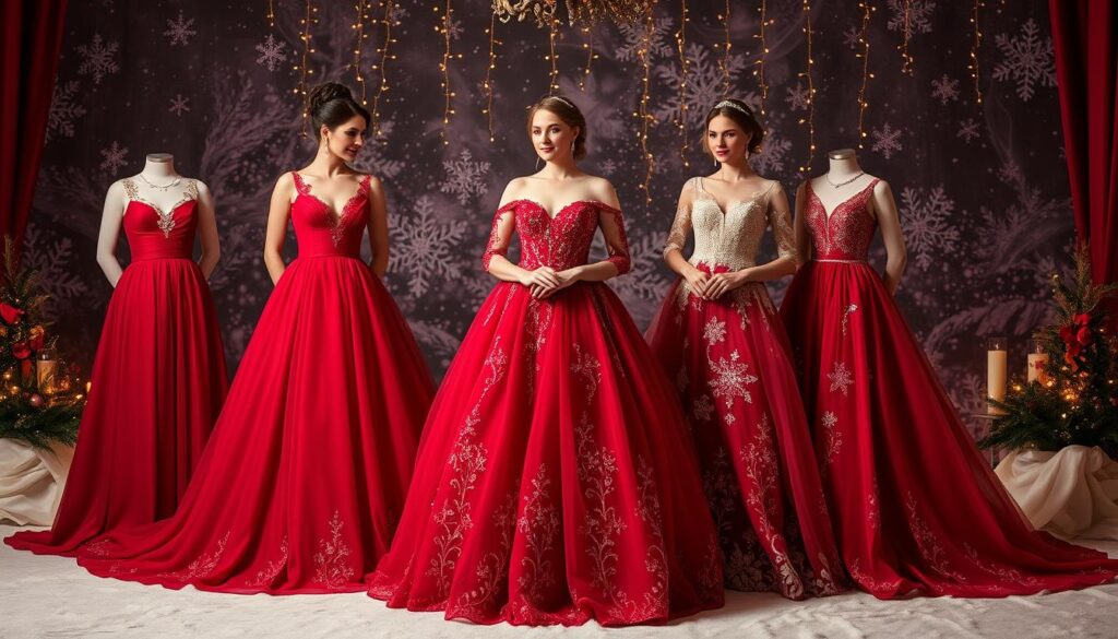 holiday bridal gowns