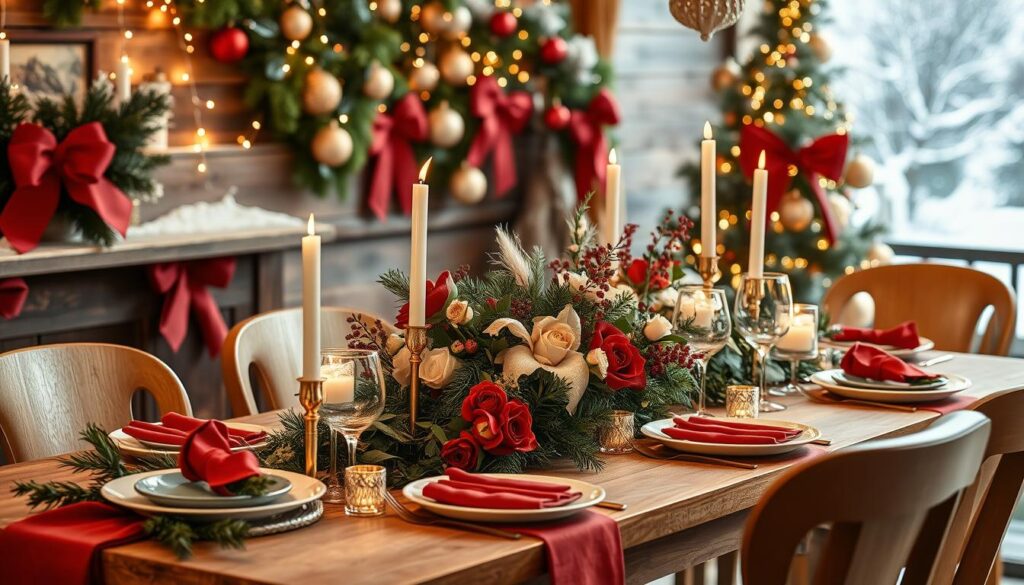 holiday tablescape