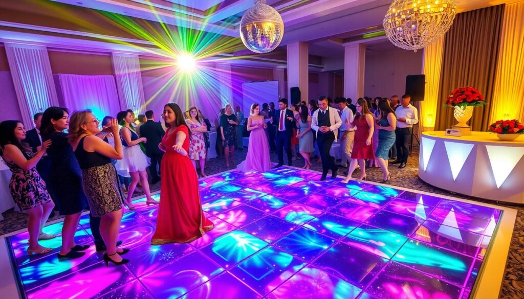 interactive dance floor guest engagement