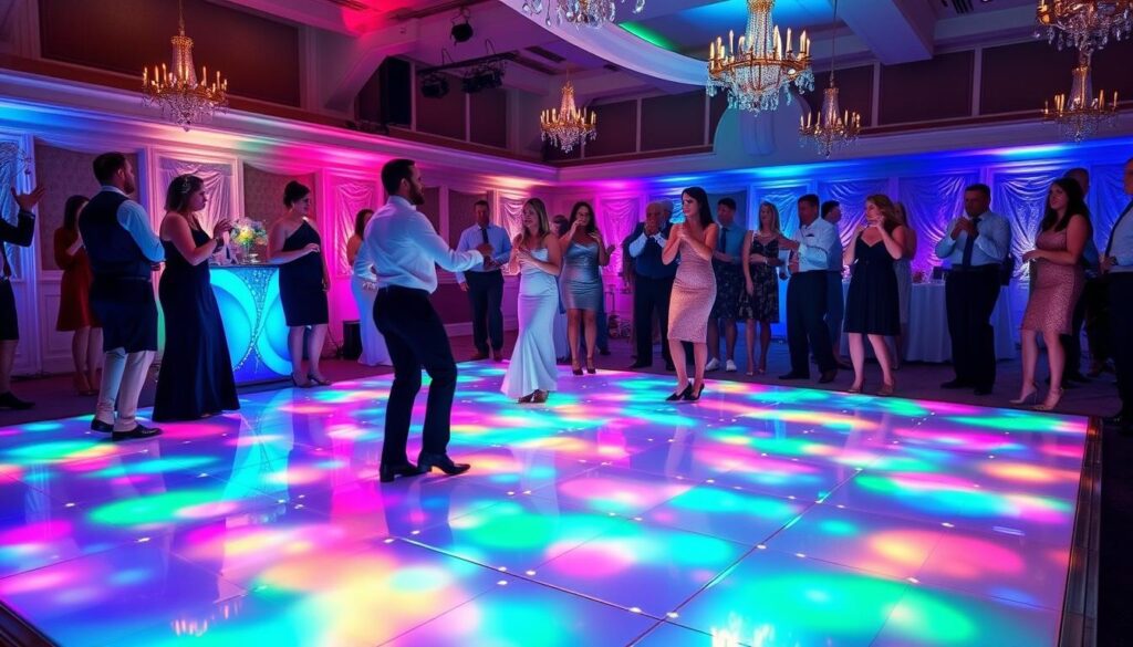 led dance floors