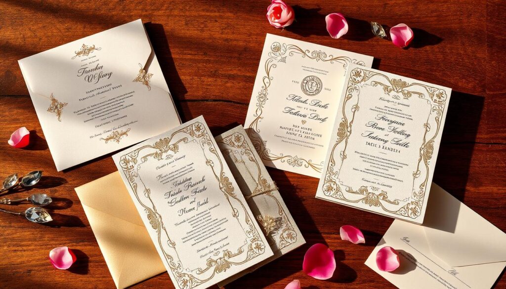 luxury wedding paper