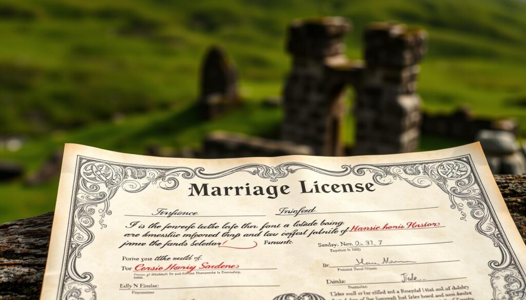 marriage license ireland