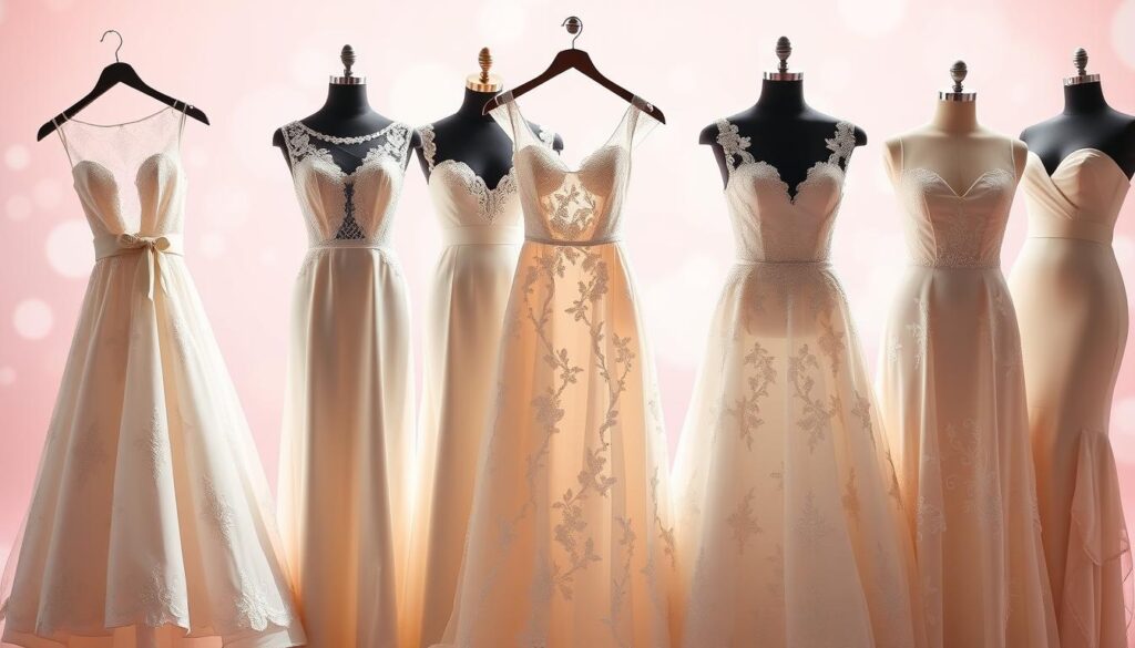 mini wedding dress silhouettes