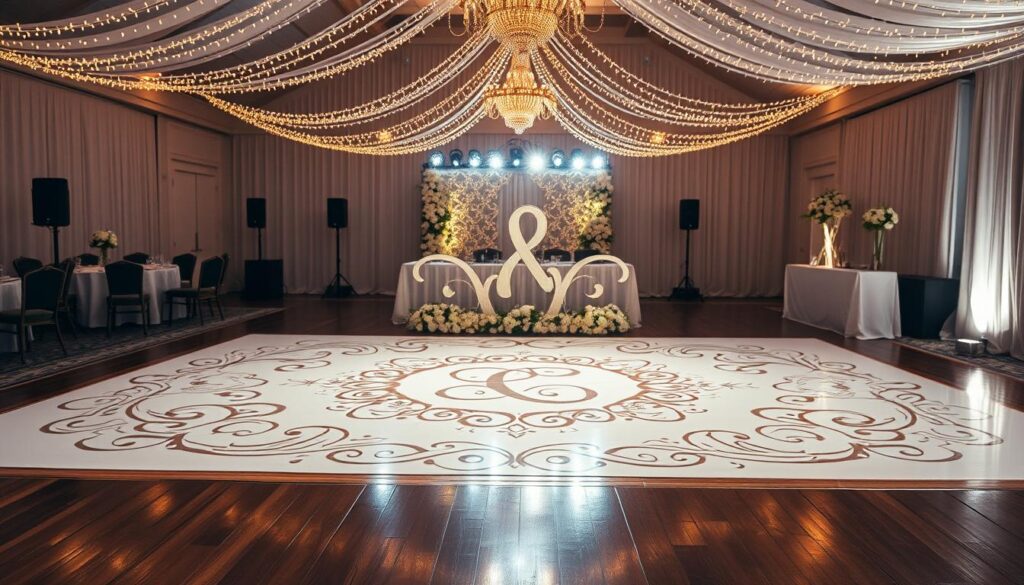 monogram dance floor