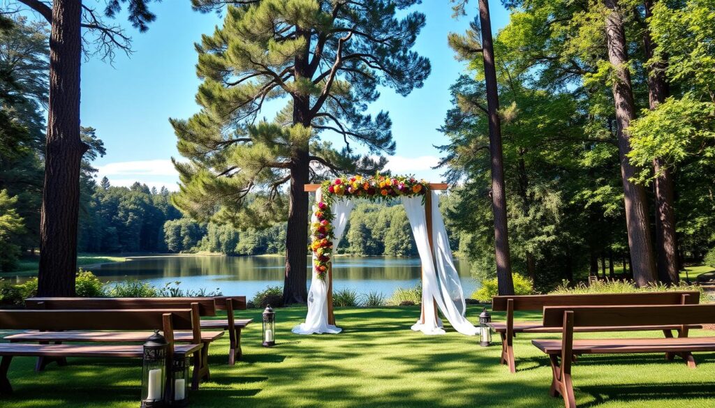 outdoor wedding venue