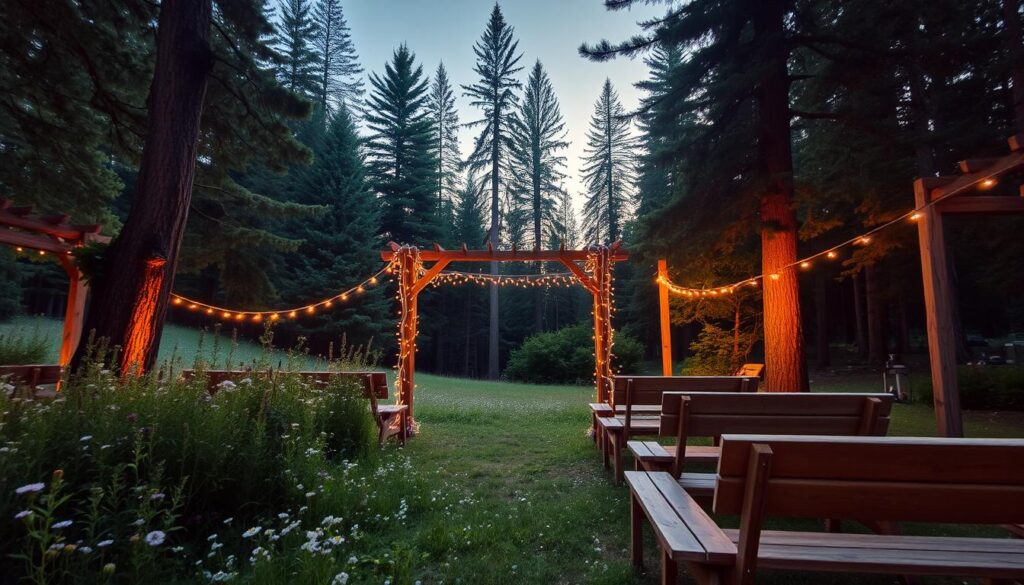 rustic outdoor wedding locations