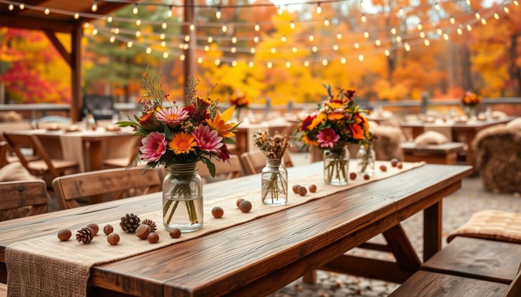 rustic wedding decor