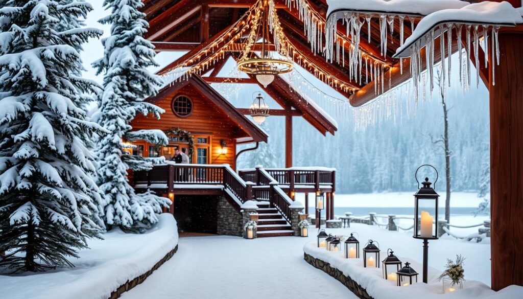 snowy winter wedding venues