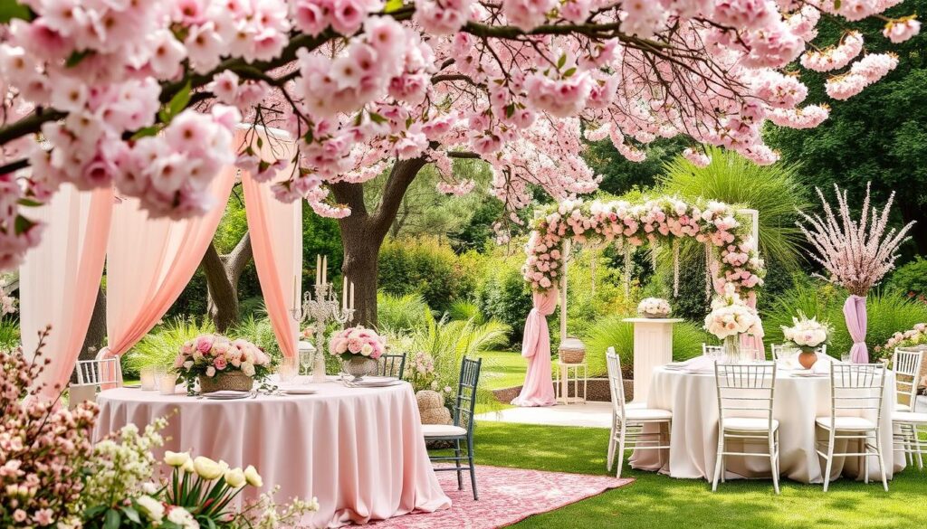 spring wedding colors