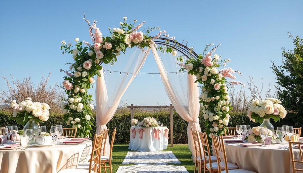 spring wedding decor