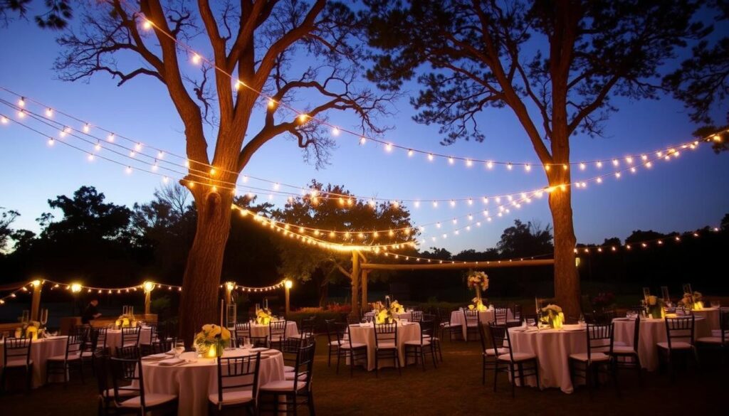 string lights for weddings