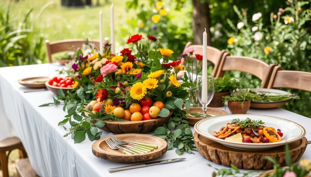 sustainable wedding catering