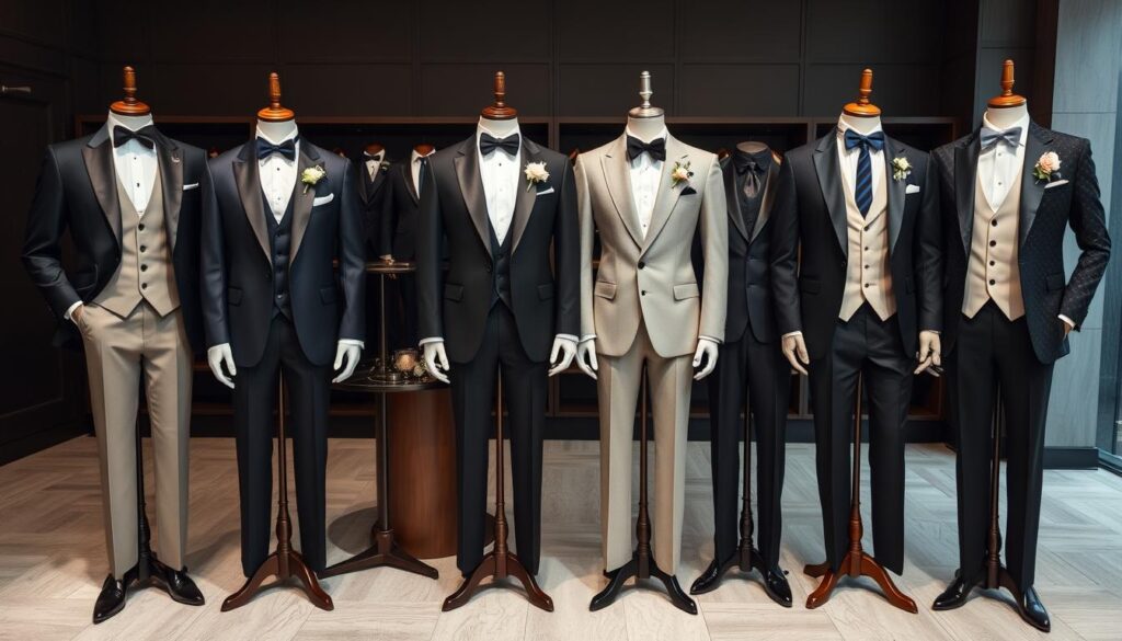 types of groom's attire