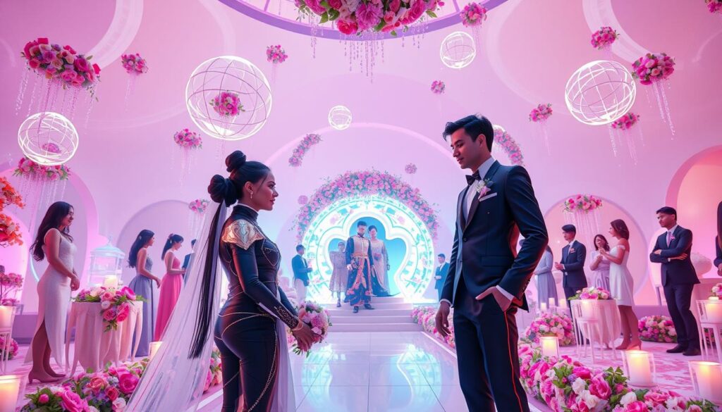 virtual/metaverse weddings