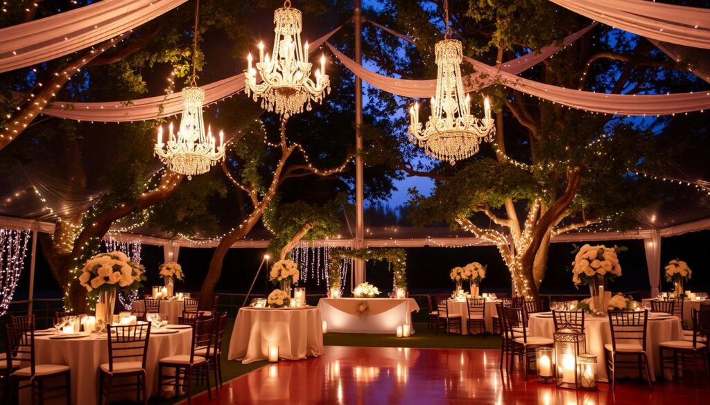 wedding decor lighting