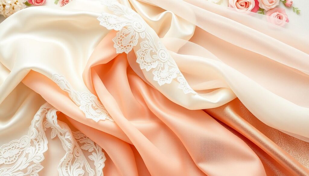 wedding dress fabrics trends