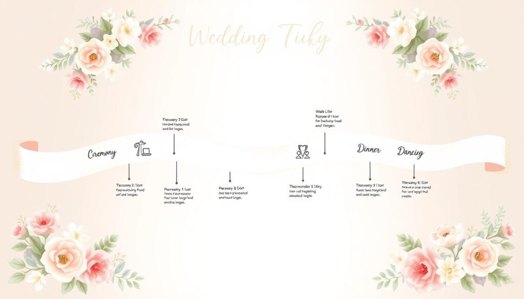 wedding timeline